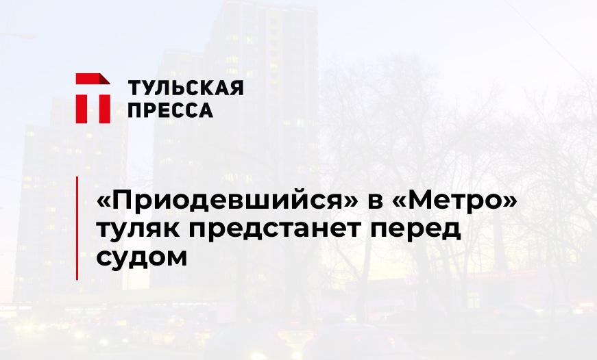 "Приодевшийся" в «Метро» туляк предстанет перед судом