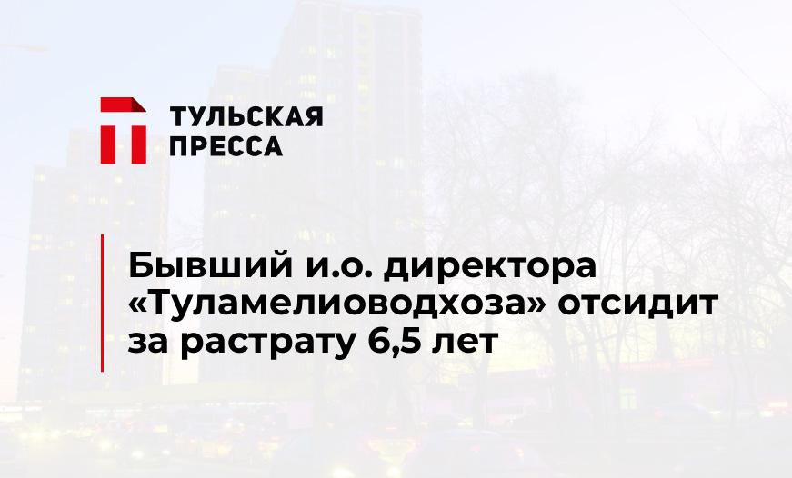 Бывший и.о. директора «Туламелиоводхоза» отсидит за растрату 6,5 лет