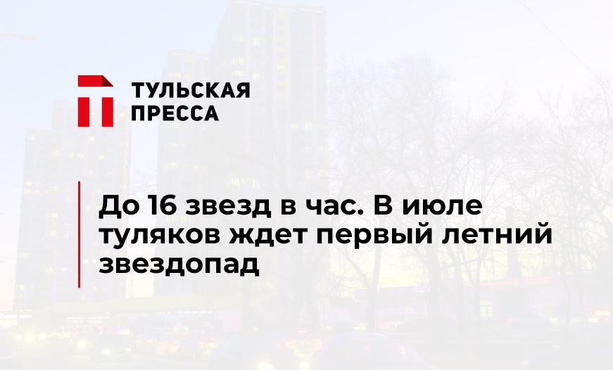 До 16 звезд в час. В июле туляков ждет первый летний звездопад