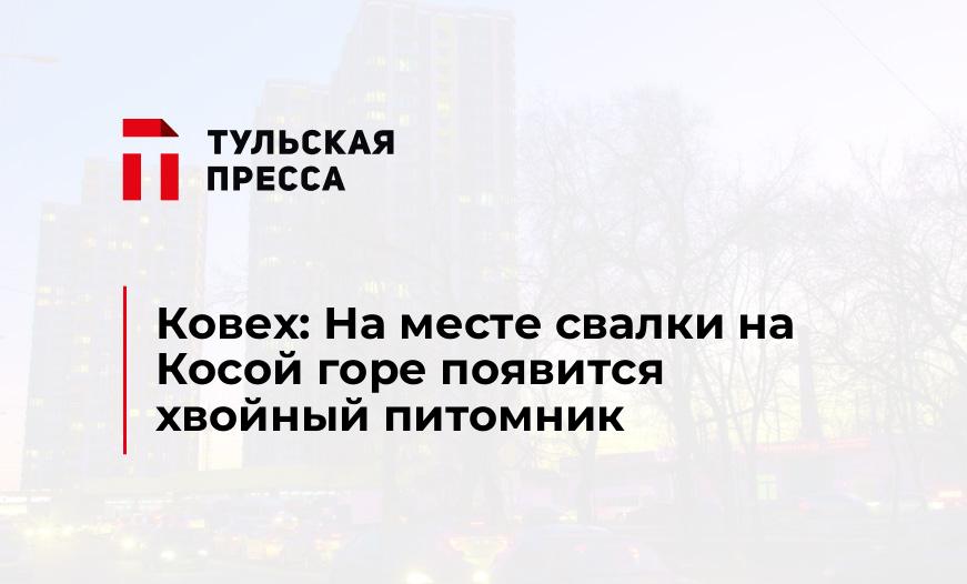 Ковех: На месте свалки на Косой горе появится хвойный питомник