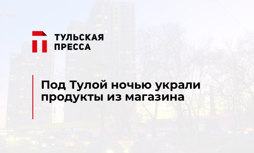 Под Тулой ночью украли продукты из магазина 