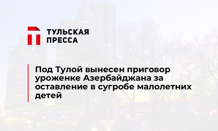 Под Тулой вынесен приговор уроженке Азербайджана за оставление в сугробе малолетних детей