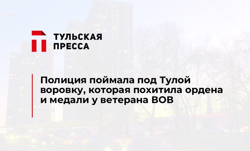 Полиция поймала под Тулой воровку, которая похитила ордена и медали у ветерана ВОВ