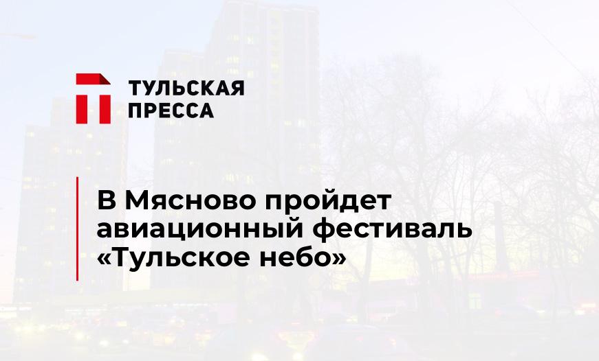 В Мясново пройдет авиационный фестиваль "Тульское небо"