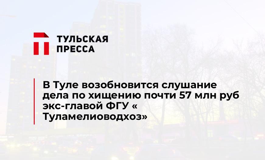 В Туле возобновится слушание дела по хищению почти 57 млн руб экс-главой ФГУ « Туламелиоводхоз»