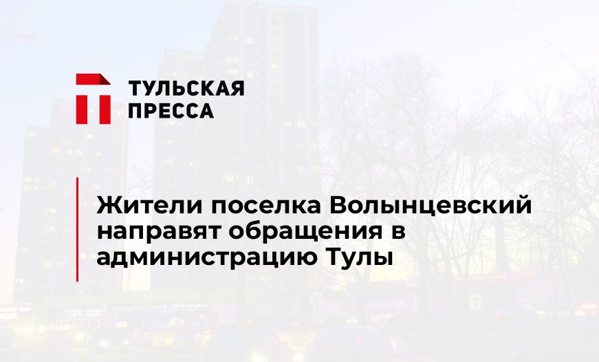 Жители поселка Волынцевский направят обращения в администрацию Тулы