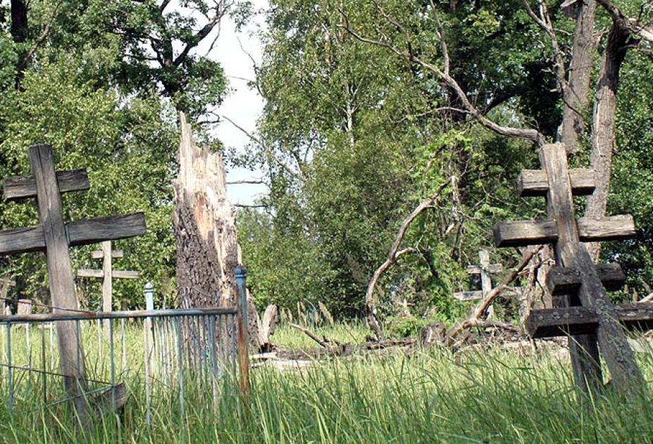 Фото деревенское кладбище