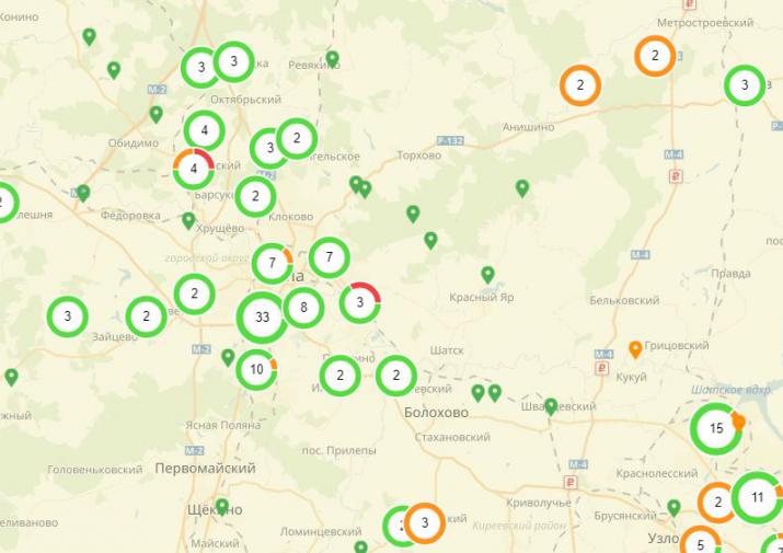 Карта помоек из которых можно поесть москва