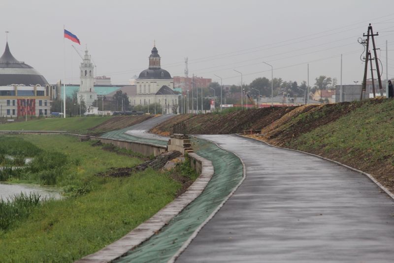 Набережная реки упы в туле