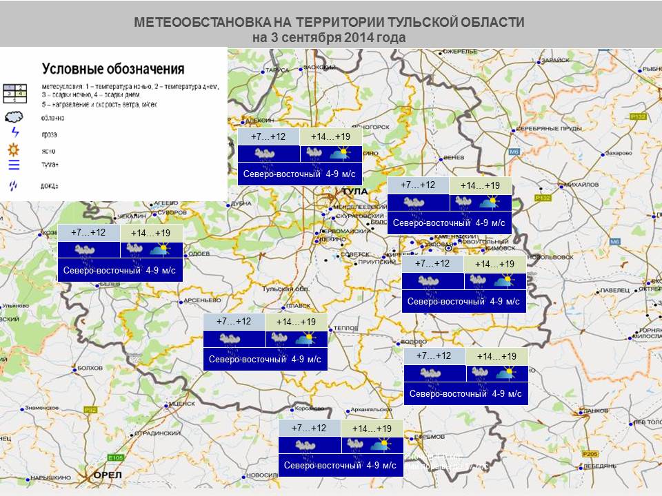 Погода в тульской обл