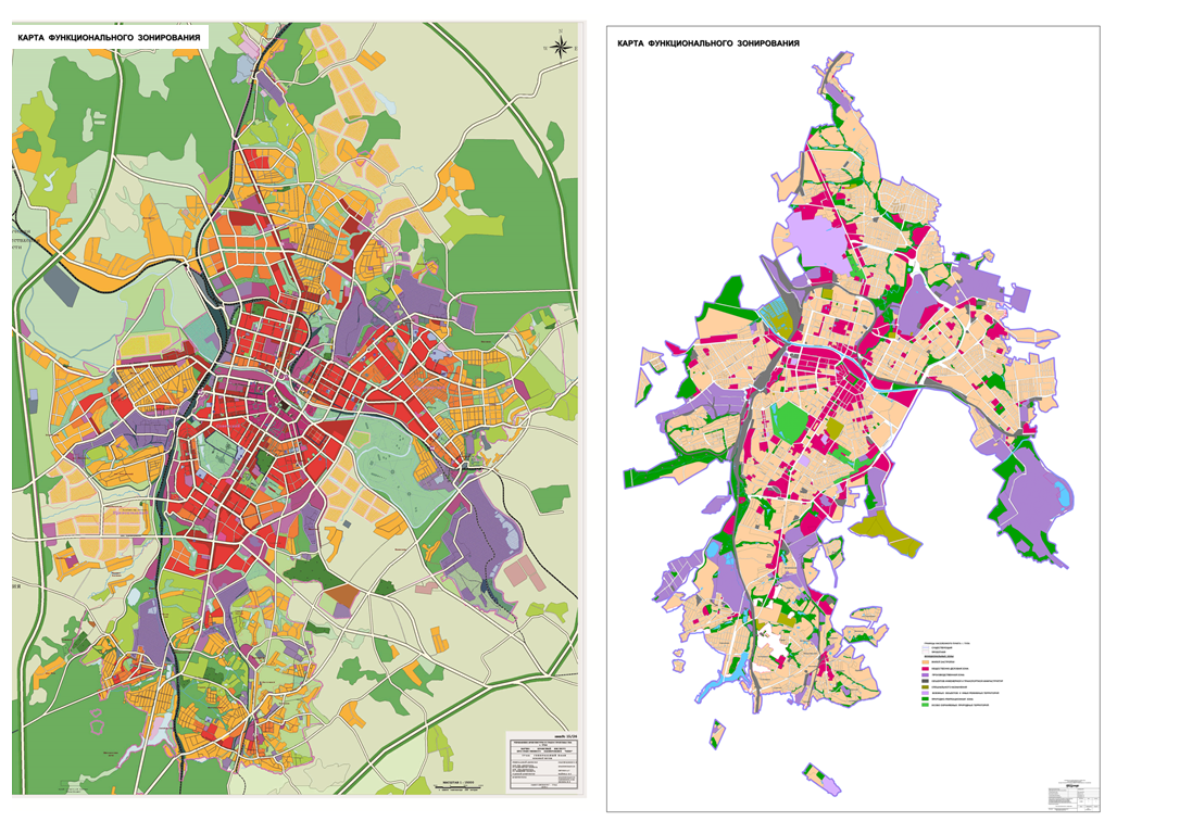 Градостроительный план тулы карта