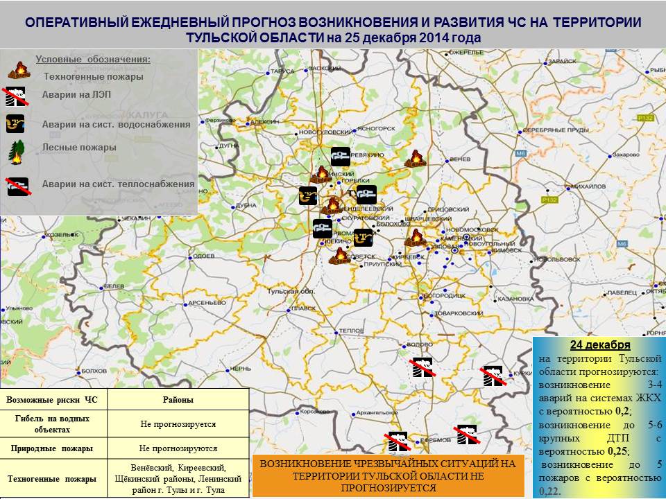 Карта водоемов для рыбалки в тульской области