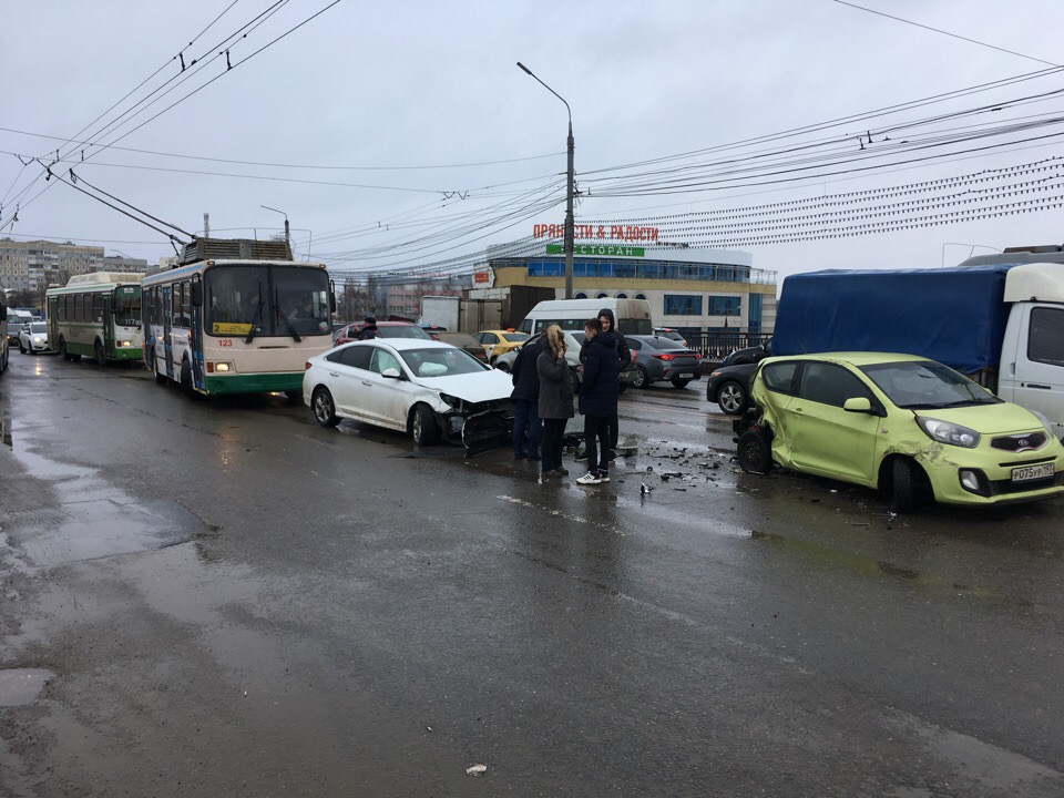 Тула происшествия за неделю. Авария в Туле вчера в Заречье.