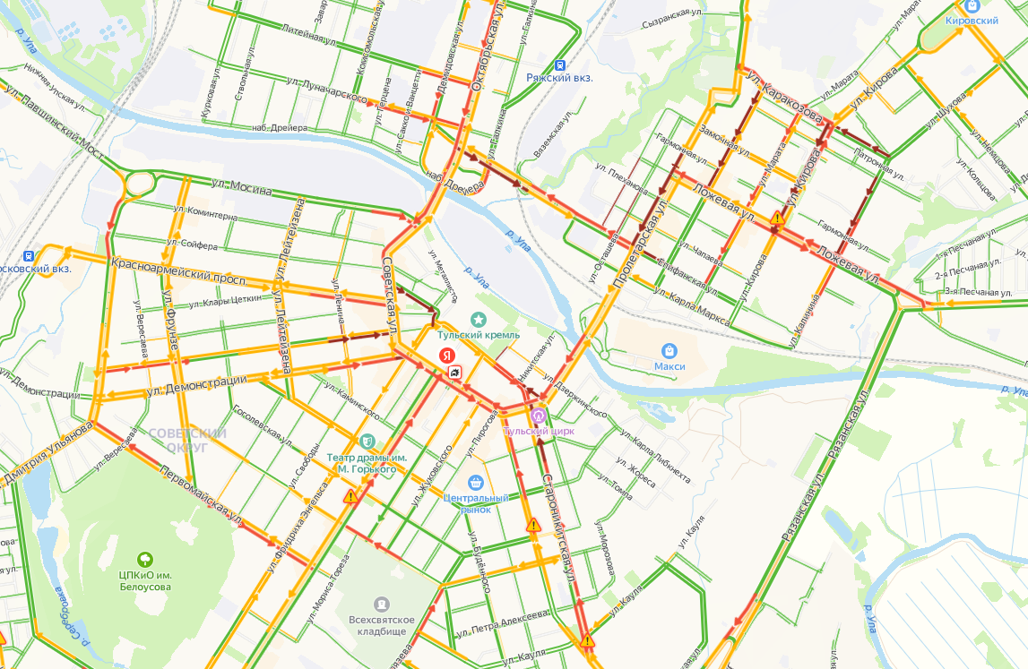 Карта движения транспорта барнаул