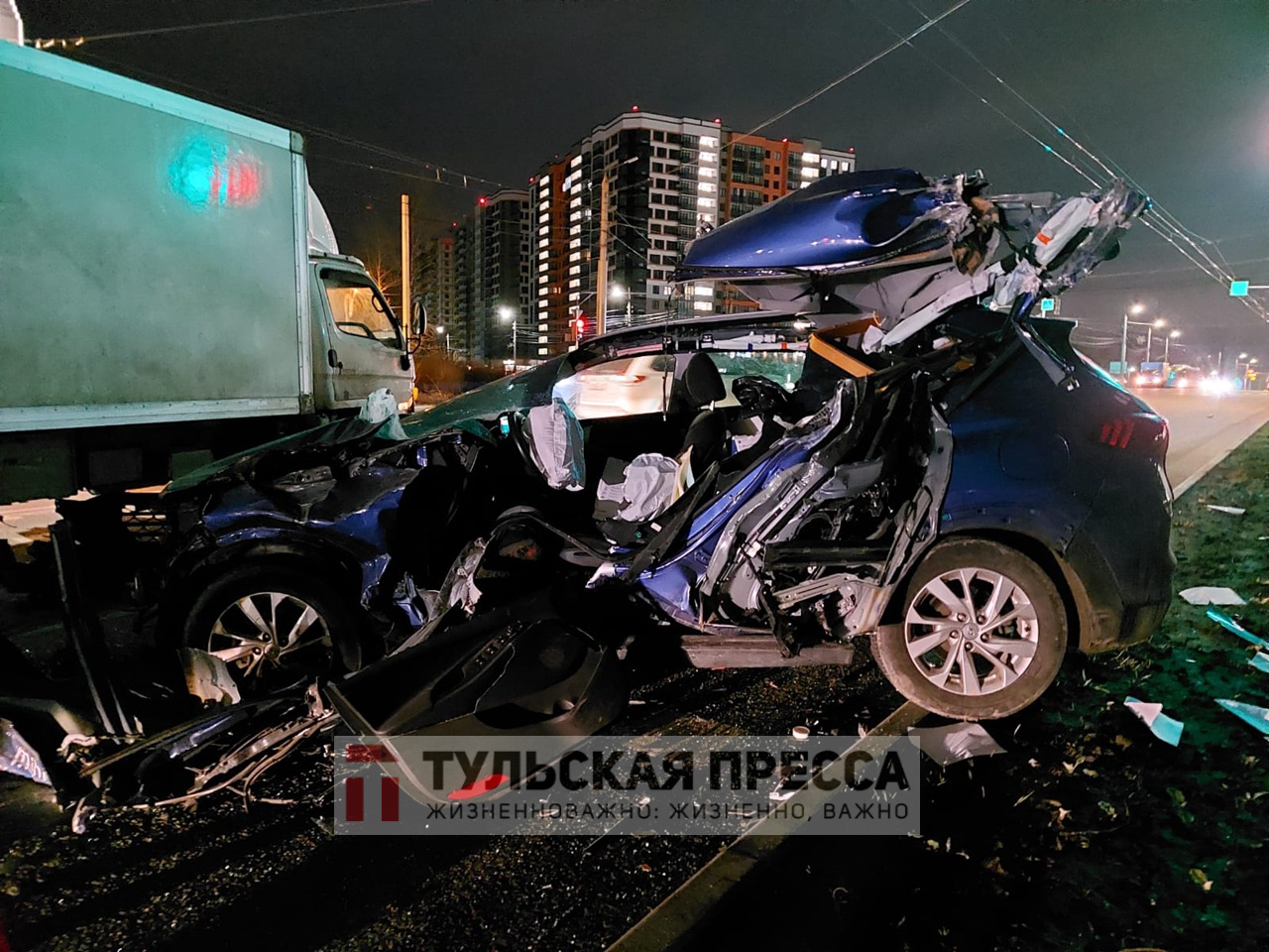 В Туле в ДТП на ул. Октябрьской погиб 51-летний водитель Hyundai |  17.04.2022 | Тула - БезФормата