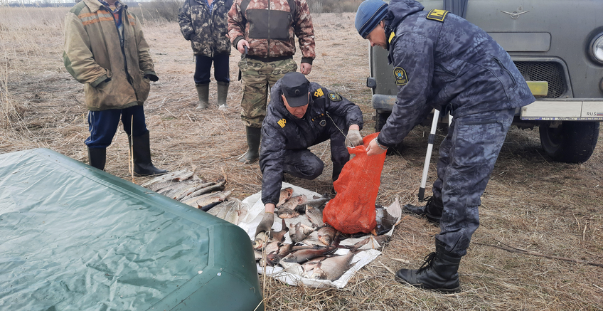 В Тульской области браконьеры выловили 40 кг рыбы