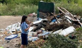 В Советске возле жилого дома обнаружили 15-метровую несанкционированную свалку