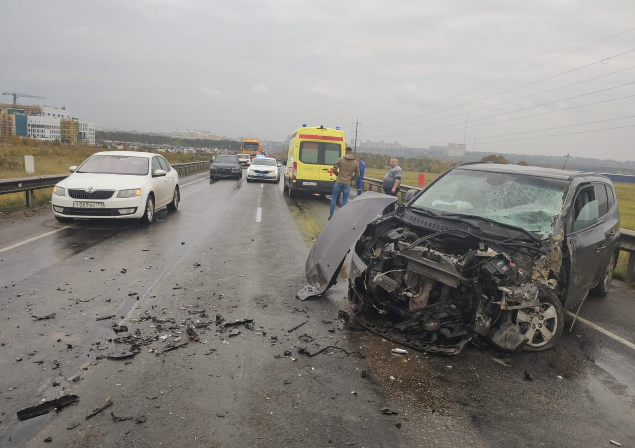 Стали известны подробности массовой аварии с погибшим на Калужском шоссе в  Туле | ИА “Тульская Пресса”