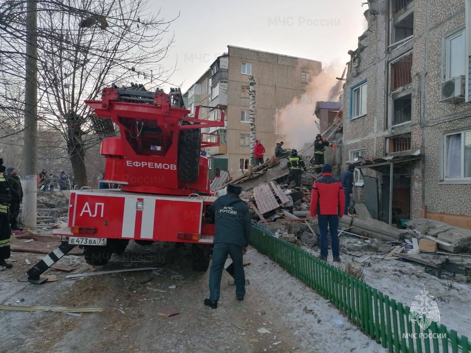 Взрыв газа в Ефремове: фото с места происшествия | 07.02.2023 | Тула -  БезФормата