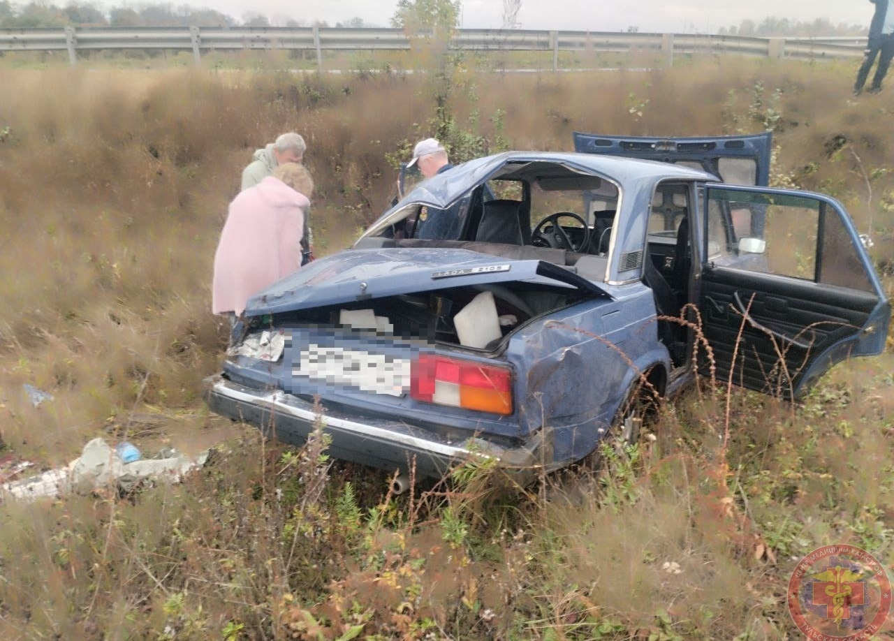 В Киреевском районе водитель не справился с управлением: в аварии  пострадали дети | ИА “Тульская Пресса”