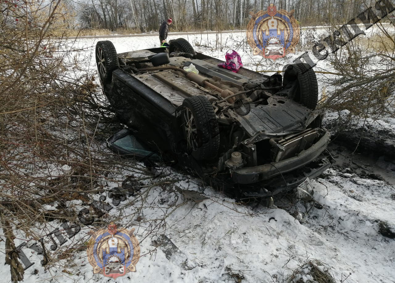 Под Тулой водитель иномарки не справился с управлением и улетел в кювет |  ИА “Тульская Пресса”