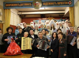 В Туле бойцов в военном госпитале поздравили с Новым годом