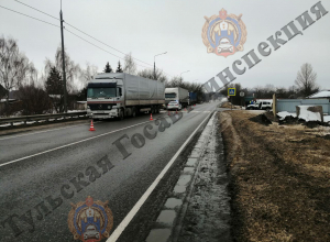 Под Тулой на трассе М-4 фура насмерть сбила 85-летнюю женщину