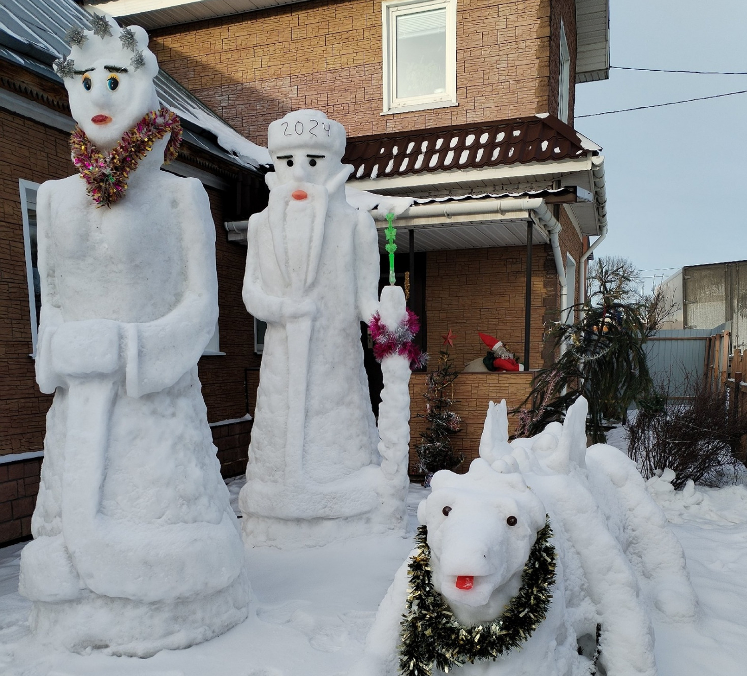 Седьмой конкурс снежных фигур «Магия снега» состоялся в селе Насадка Кунгурского округа