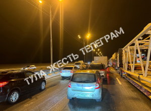 В Тульской области на трассе М2 произошла массовая авария. Видео