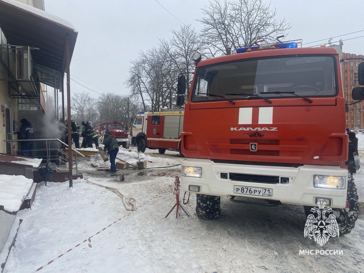 В Туле произошел пожар в ТЦ Кировский | 16.02.2024 | Тула - БезФормата