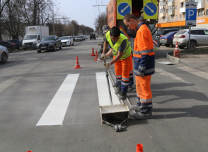 В Туле обновят разметку на 900 переходах и 400 улицах