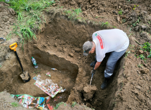 Тульские поисковики нашли останки 61 красноармейца в Белевском районе