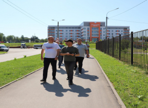 Дмитрий Ярцев проверил состояние городских территорий в Пролетарском округе Тулы