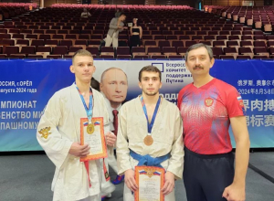 Тульские рукопашники завоевали медали на всероссийских соревнованиях