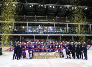 Дмитрий Миляев поздравил «Академию Михайлова» с победой в Кубке губернатора по хоккею