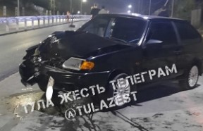 В Туле на Московском шоссе произошло тройное ДТП. Видео