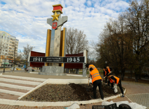 В тульских скверах высаживают тюльпаны