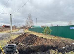 Жителям новомосковской деревни смонтировали водовод