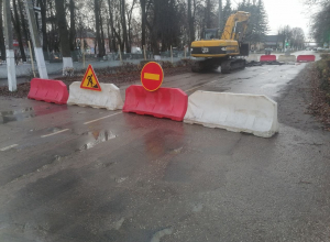 В Белеве ведется капремонт улицы Советской