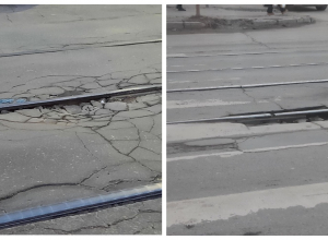 Дыры под рельсами и асфальт волнами: какие трамвайные пути в Туле срочно требуют ремонта