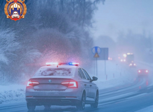 ГИБДД предупреждает тульских водителей о сложной ситуации на дорогах из-за непогоды