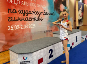 Тулячка прошла в финал первенства ЦФО по художественной гимнастике
