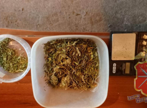 В Новомосковске задержали наркоторговца: 1,2 кг каннабиса в картонных коробках