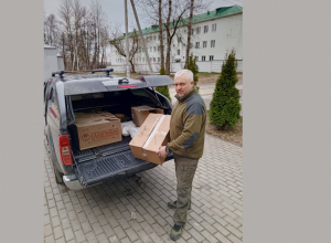 Тульская область отправила 9800 яиц и куличи в госпиталь для бойцов на Курском направлении