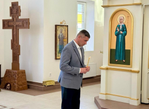 Александр Никитин, участник СВО, поздравил туляков с Пасхой