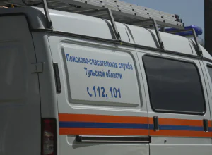 В тульской деревне Медвенке горел жилой дом