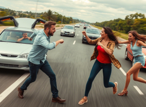 Стенка на стенку: в Туле подрались водители и пассажирки двух авто