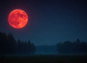 В небе над Тулой появится Клубничная Луна: когда ее можно увидеть