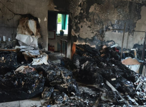 В Киреевском районе около получаса тушили швейную фабрику