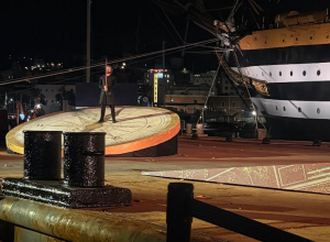 Тульский оперный певец выступил на самом старом паруснике Италии